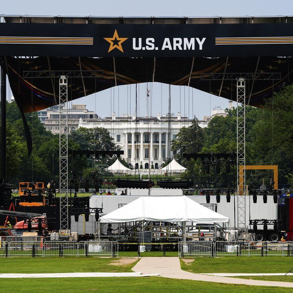 Most US adults say Trump's military parade is not a good use of money, a new AP-NORC poll finds